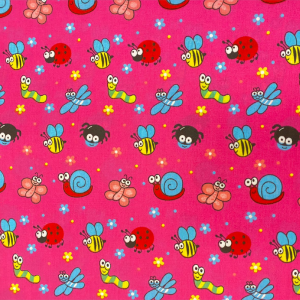 popelina estampada bichos