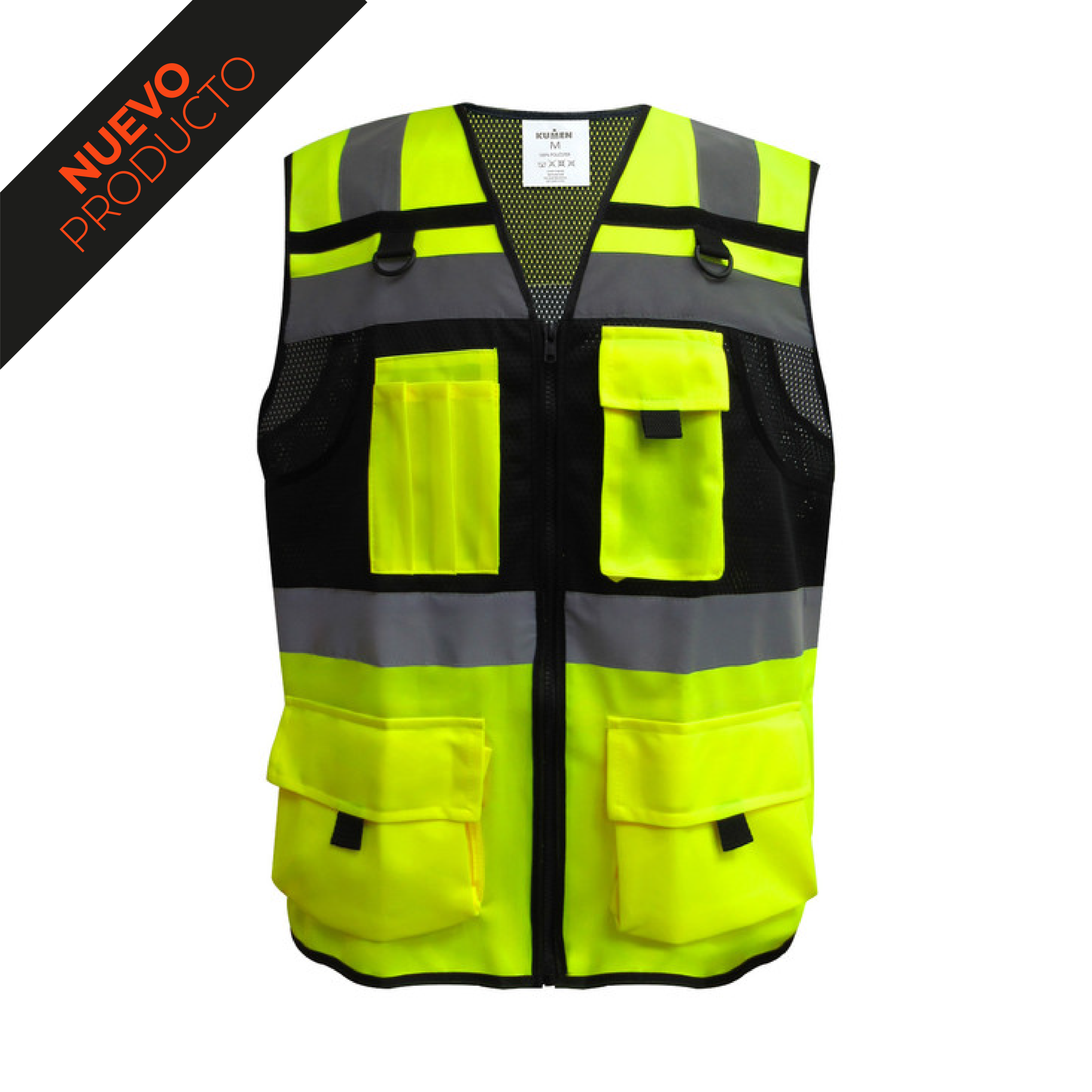 Chaleco Geólogo Geo-Top Amarillo 1 - textillasamericas.cl