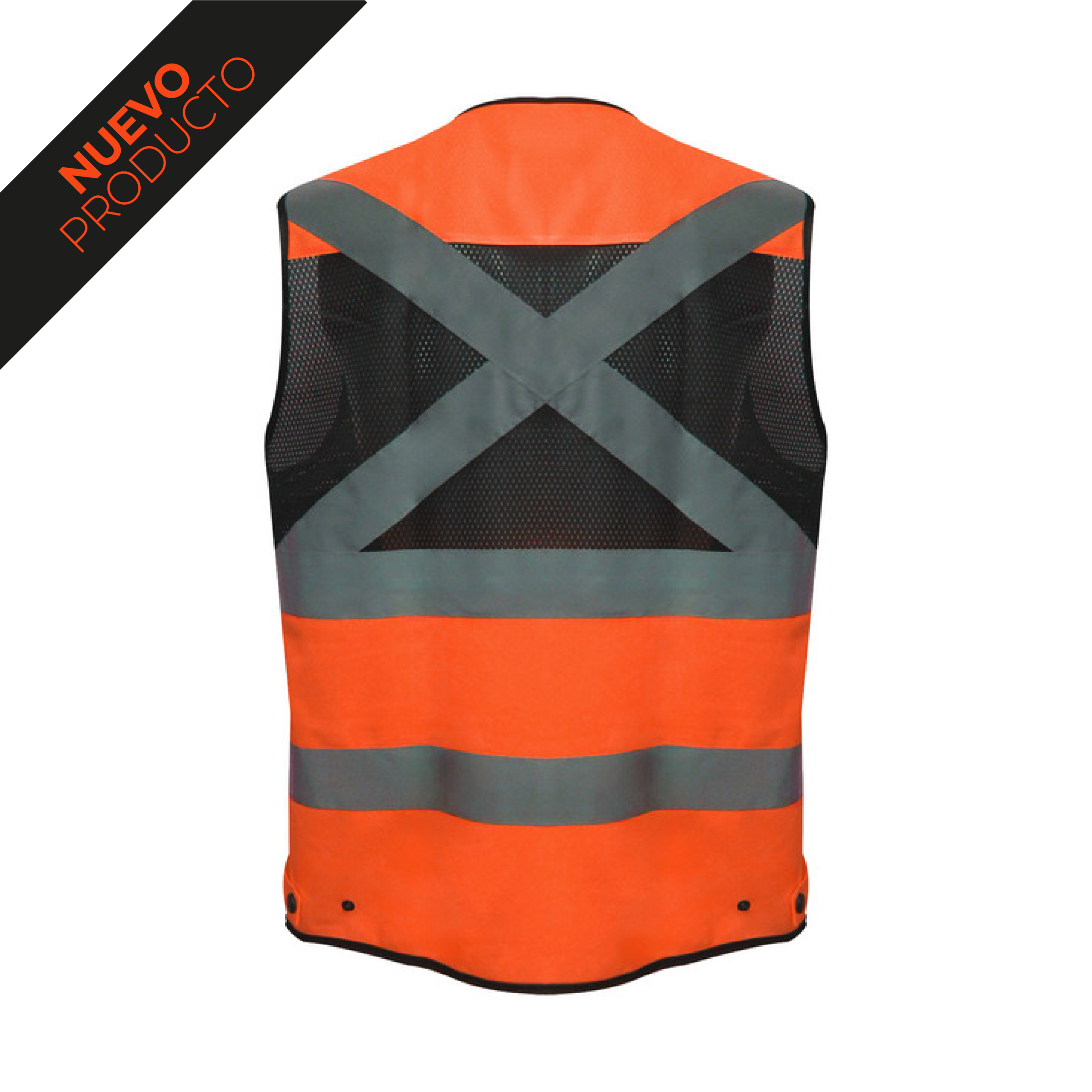 Chaleco Geólogo Geo-Top Naranjo 2 - textillasamericas.cl