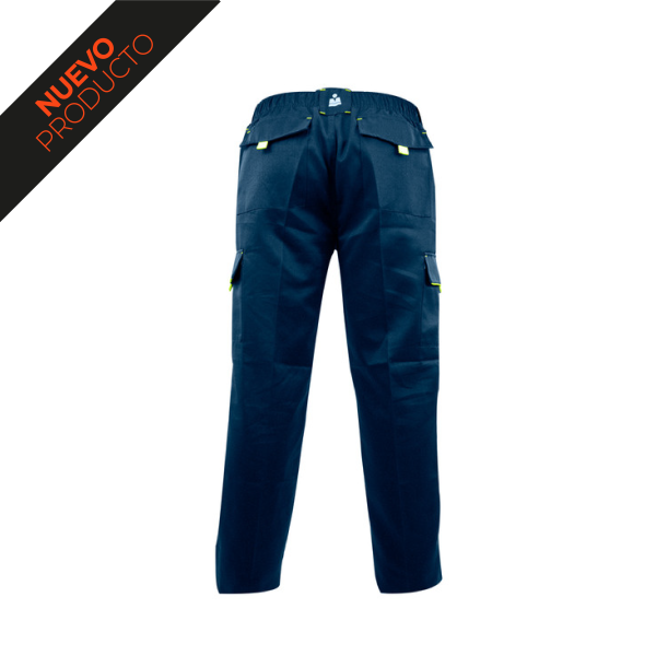 Pantalón Cargo Gabardina Land azul 2- textillasamericas.cl