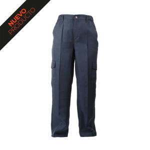 Pantalón Cargo Poplin azul arino 1-textillasamericas.cl