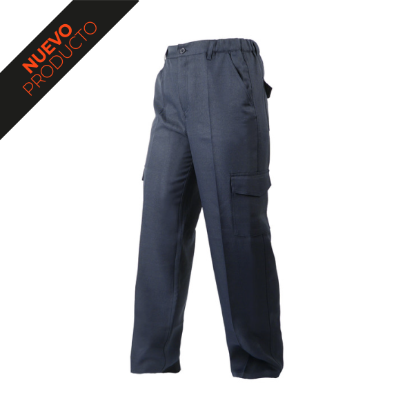 Pantalón Cargo Poplin azul arino 2-textillasamericas.cl