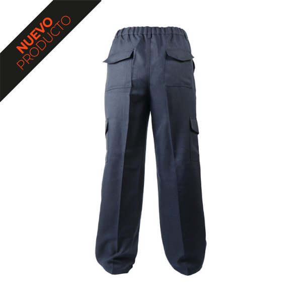 Pantalón Cargo Poplin azul arino 3-textillasamericas.cl